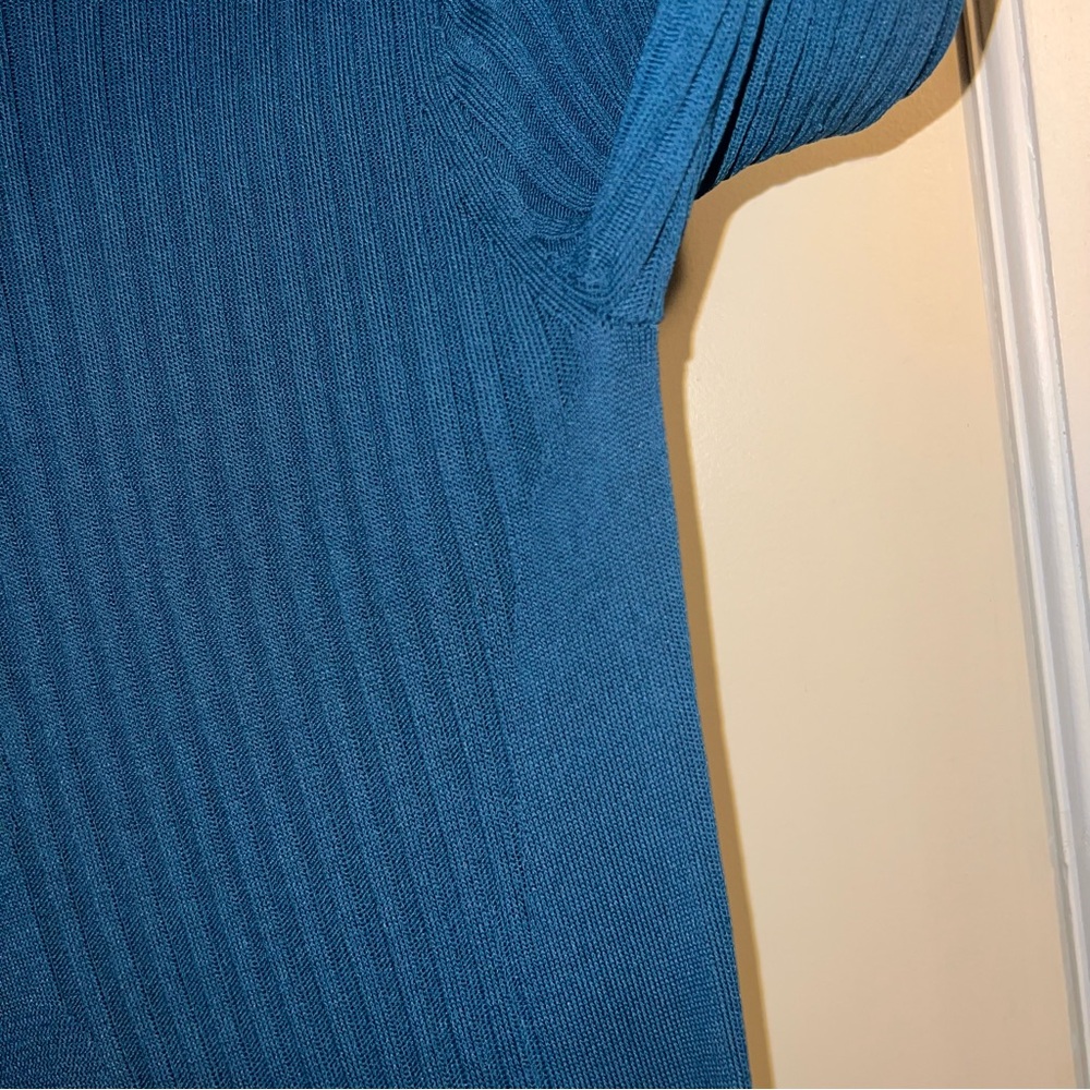 Opening Ceremony Teal Asymmetrical Mid-Length Dress in Medium - Picture 10 of 15